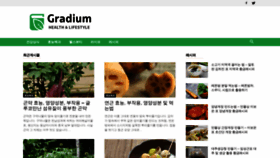 What Gradium.co.kr website looked like in 2019 (5 years ago)