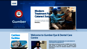 What Gumbereyehospital.com website looked like in 2019 (5 years ago)