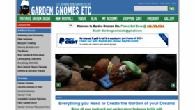 What Gardengnomesetc.com website looked like in 2019 (5 years ago)
