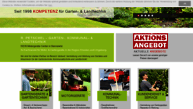 What Gartengeraete-petschel.de website looked like in 2019 (5 years ago)