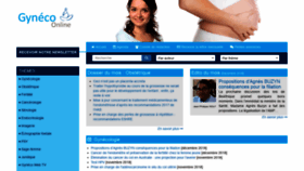 What Gyneco-online.com website looked like in 2019 (5 years ago)