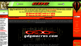 What Gdgmacros.com website looked like in 2019 (5 years ago)