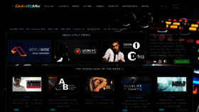 What Globaldjmix.com website looked like in 2019 (5 years ago)