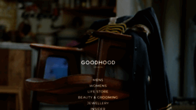 What Goodhoodstore.com website looked like in 2019 (5 years ago)