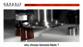 What Genesis-meds.com website looked like in 2019 (5 years ago)
