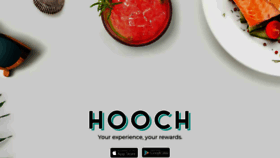 What G.hooch.co website looked like in 2019 (5 years ago)