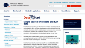 What Gs1datakart.org website looked like in 2019 (5 years ago)