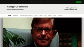 What Giuseppedebenedittis.it website looked like in 2019 (5 years ago)