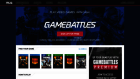 What Gamebattles.com website looked like in 2019 (5 years ago)
