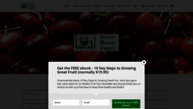 What Growgreatfruit.com website looked like in 2019 (5 years ago)
