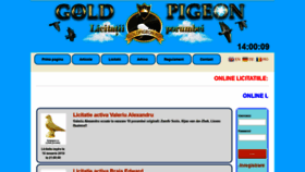 What Goldpigeon.ro website looked like in 2019 (5 years ago)