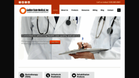 What Goldenstatemedical.net website looked like in 2019 (5 years ago)