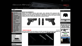 What Glockshop.cz website looked like in 2019 (5 years ago)