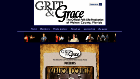 What Gritandgrace.org website looked like in 2019 (5 years ago)