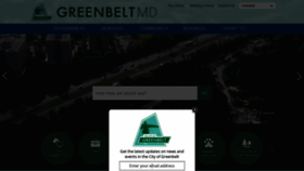 What Greenbeltmd.gov website looked like in 2019 (5 years ago)