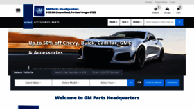 What Gmpartsheadquarters.com website looked like in 2019 (5 years ago)