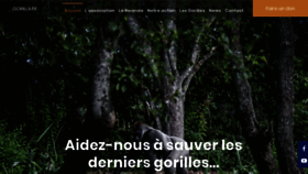What Gorilla.fr website looked like in 2019 (5 years ago)
