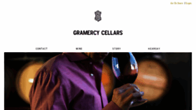 What Gramercycellars.com website looked like in 2019 (5 years ago)