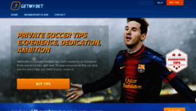 What Getmybet.com website looked like in 2019 (5 years ago)