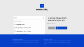 What Getminimalist.com website looked like in 2019 (5 years ago)