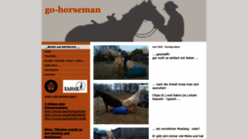 What Go-horseman.de website looked like in 2019 (5 years ago)