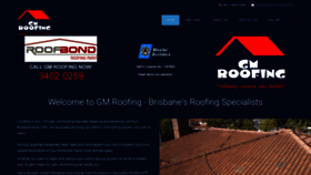 What Gmroofing.com.au website looked like in 2019 (5 years ago)