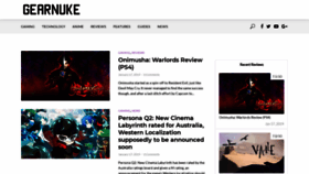 What Gearnuke.com website looked like in 2019 (5 years ago)