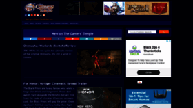 What Gamerstemple.com website looked like in 2019 (5 years ago)