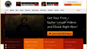 What Guitarjamz.com website looked like in 2019 (6 years ago)