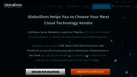 What Globaldots.com website looked like in 2019 (5 years ago)