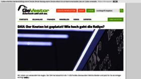 What Gevestor.de website looked like in 2019 (5 years ago)