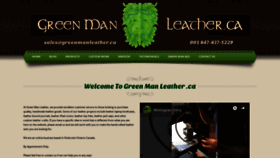 What Greenmanleather.ca website looked like in 2019 (5 years ago)