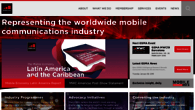 What Gsma.com website looked like in 2019 (5 years ago)