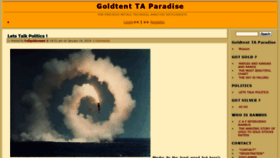 What Goldtadise.com website looked like in 2019 (5 years ago)