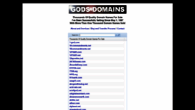 What Gods-domains.com website looked like in 2019 (5 years ago)