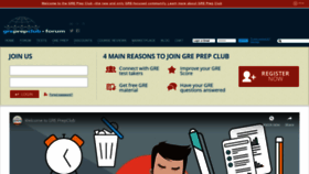 What Greprepclub.com website looked like in 2019 (6 years ago)
