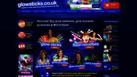 What Glowsticks.co.uk website looked like in 2019 (7 years ago)