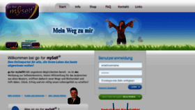 What Go4myself.com website looked like in 2019 (5 years ago)