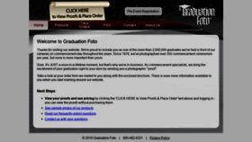 What Graduationfoto.com website looked like in 2019 (5 years ago)