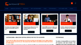 What Gateway2mba.com website looked like in 2019 (5 years ago)