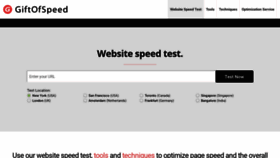 What Giftofspeed.com website looked like in 2019 (5 years ago)