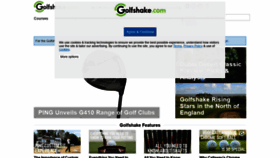 What Golfshake.com website looked like in 2019 (5 years ago)