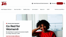 What Goredforwomen.org website looked like in 2019 (6 years ago)