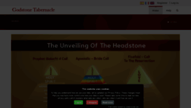 What Godstonetabernacle.org website looked like in 2019 (5 years ago)