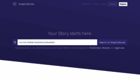 What Graphystories.com website looked like in 2019 (5 years ago)