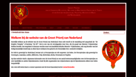 What Grootpriorij.nl website looked like in 2019 (5 years ago)