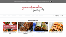 What Gaumenfreundin.de website looked like in 2019 (5 years ago)