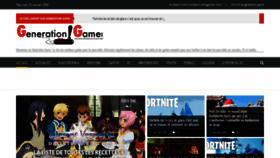 What Generation-game.com website looked like in 2019 (5 years ago)