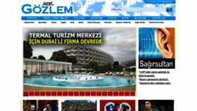 What Gozlemgazetesi.com website looked like in 2019 (5 years ago)
