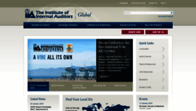 What Global.theiia.org website looked like in 2019 (5 years ago)